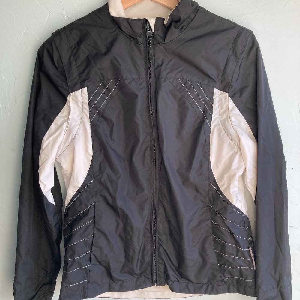 Unisex Fleece Lined Wind Breaker - detachable arms